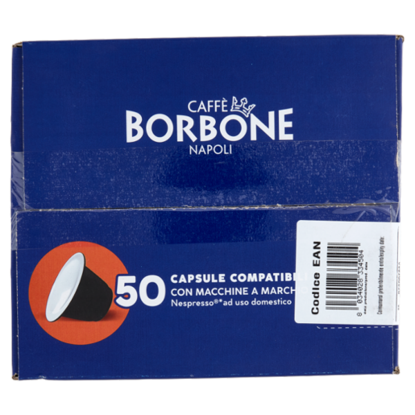 Caffè Borbone Miscela Decisa Capsule Compatibili Nespresso* ad uso domestico 50 x 5 g