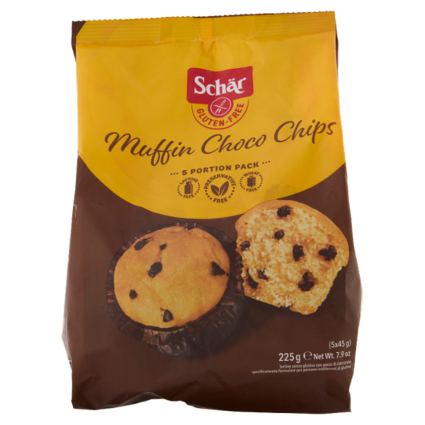 Schär Muffin Choco Chips 5 x 45 g