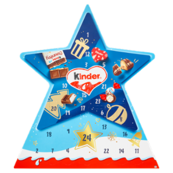 Kinder Calendario Dell'Avvento Stella 24 Pezzi 149 g