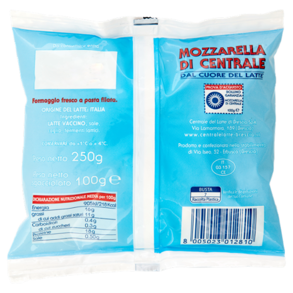 Brescia Mozzarella di Centrale 100 g