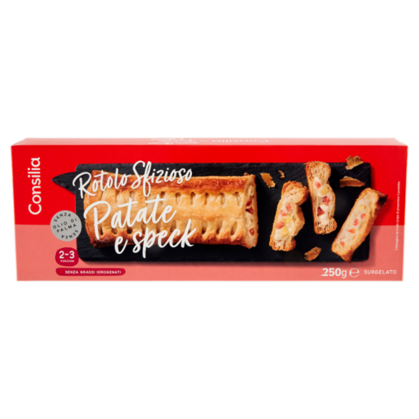 Consilia Rotolo Sfizioso Patate e Speck Surgelato 250 g