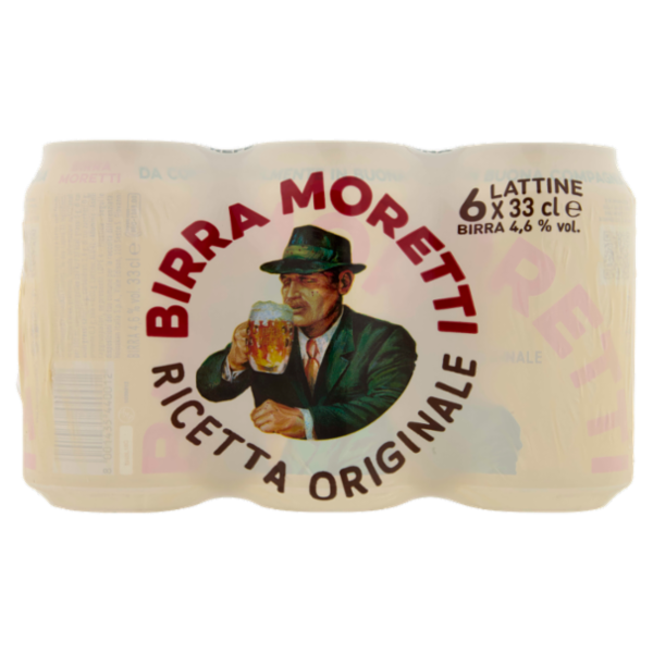 Birra Moretti Ricetta Originale 6 x 33 cl
