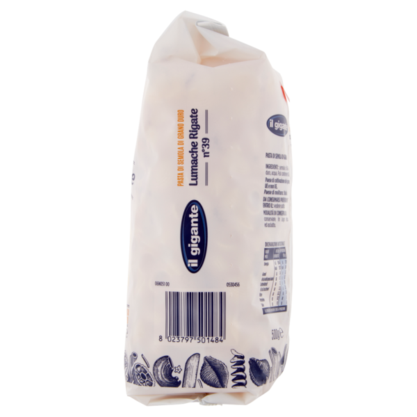 IL GIGANTE Lumache Rigate n°39 500 g