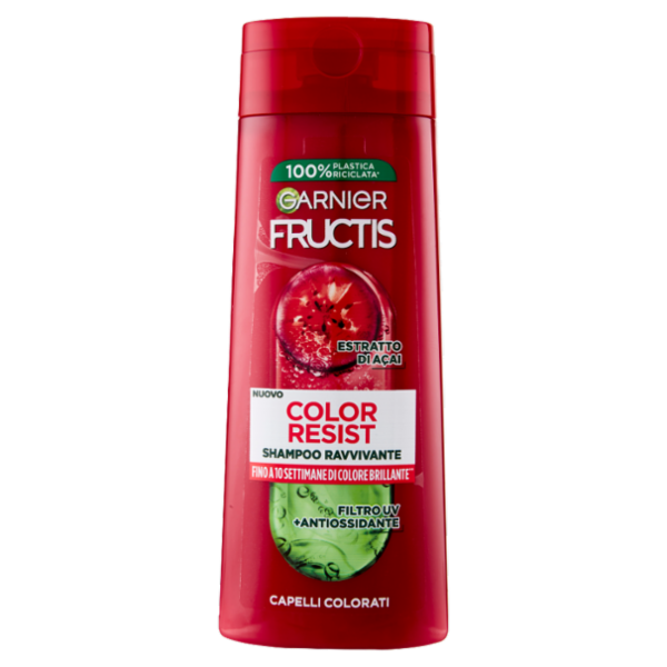 Garnier Fructis Shampoo Color Resist, shampoo ravvivante per capelli colorati 250 ml