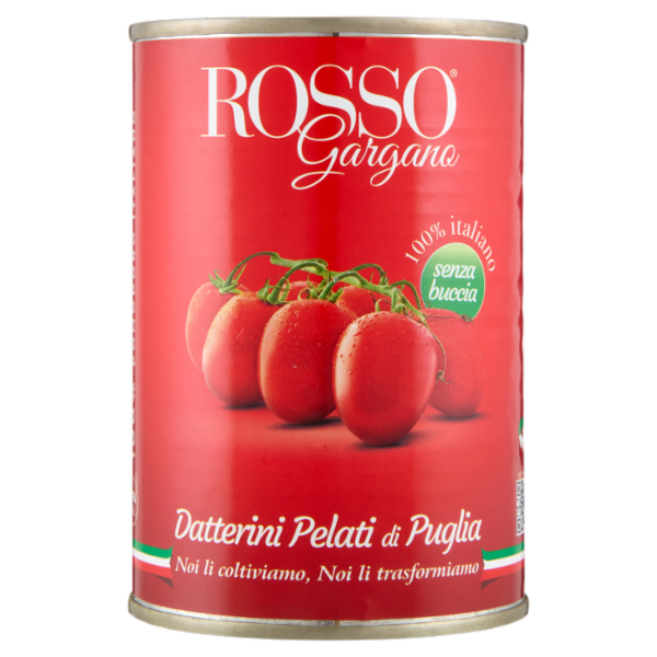Rosso Gargano Datterini Pelati di Puglia 400 g
