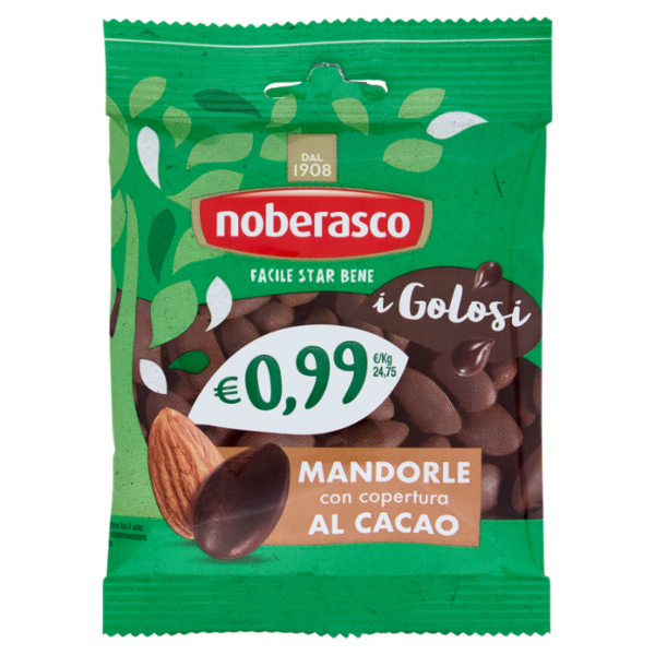 noberasco € 0,99 Mandorle con copertura al Cacao 40 g