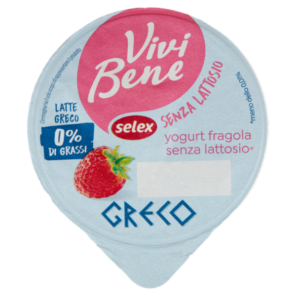 Selex Vivi Bene Yogurt Greco Frangola Senza Lattosio 150 g