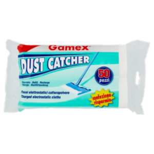 Gamex Dust Catcher Ricambio Panni Elettrostatici Catturapolvere 50 Pz