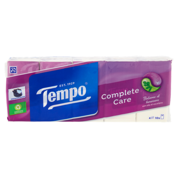 Tempo Complete Care Fazzoletti 4 veli 10 pz
