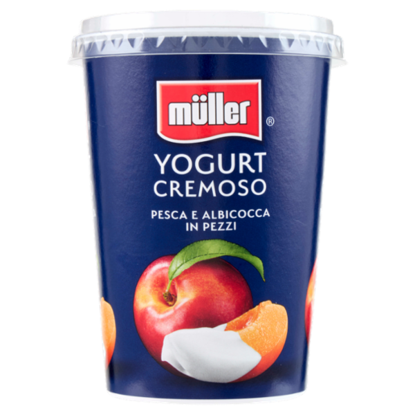 müller Yogurt Cremoso Pesca e Albicocca in Pezzi 500 g