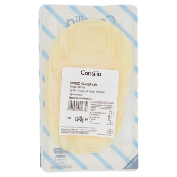Consilia Mozzarella a Fette 140 g