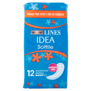 Lines Idea Sottile Anatomico Disteso 12 Pz