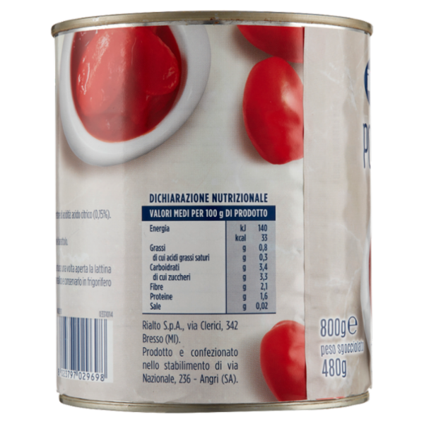 IL GIGANTE Pomodori Pelati 800 g