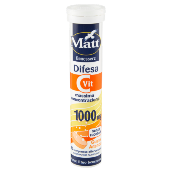 Matt Benessere Difesa Vit C 20 compresse effervescenti 90 g