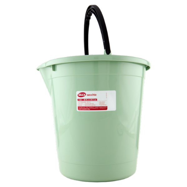 Selex Secchio Diametro 25 cm Verde Cammeo 7 L