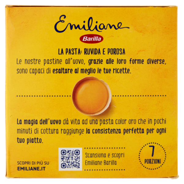 Barilla Emiliane Grattoni Pasta all'Uovo 275g