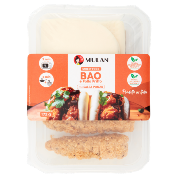 Mulan Street Food Bao e Pollo Fritto con Salsa Ponzu 172 g