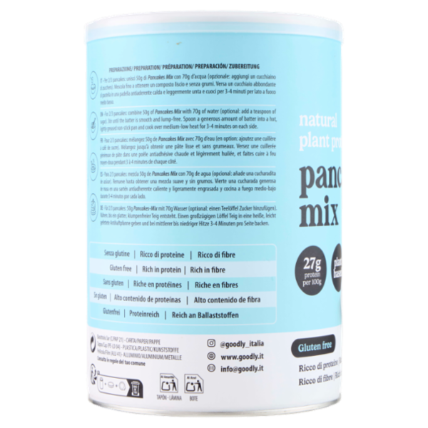 goodly natural plant protein pancakes mix 450 g