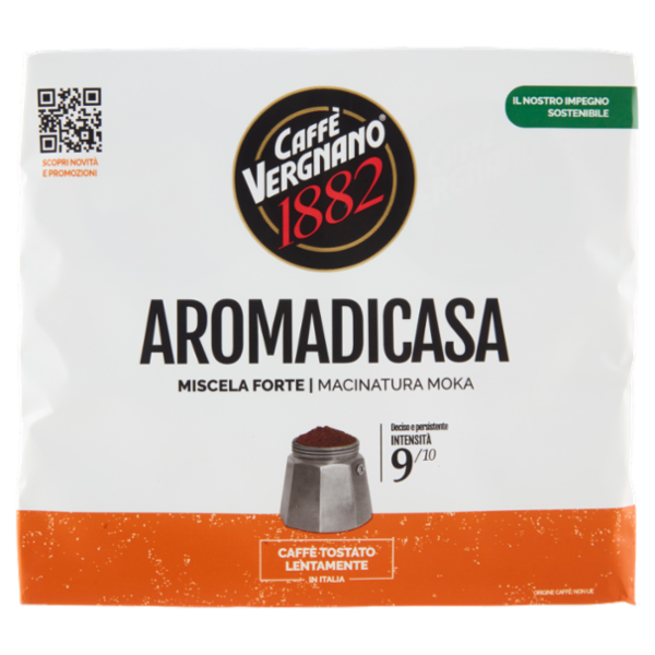 Caffè Vergnano 1882 Aromadicasa Macinatura Moka 2 x 250 g