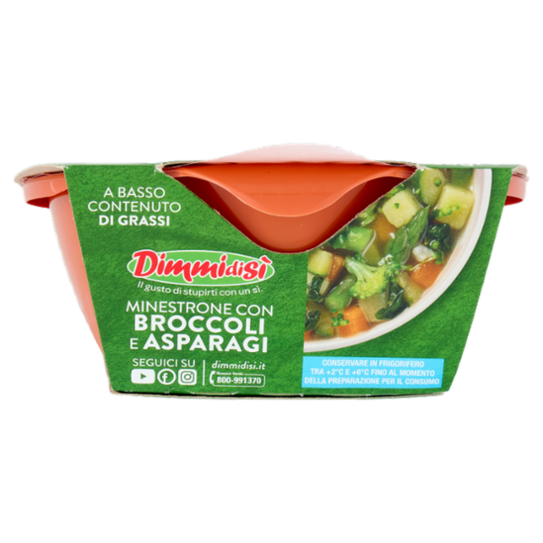 DimmidiSì Minestrone con Broccoli e Asparagi Monoporzione 350 g