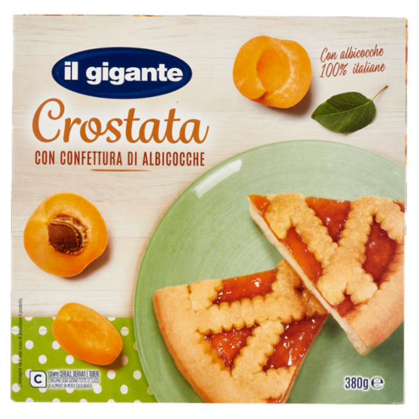 IL GIGANTE Crostata con Confettura di Albicocche 380 g