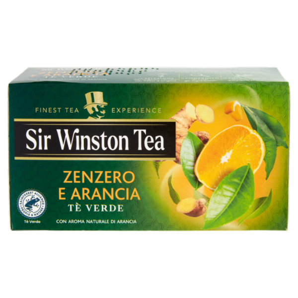 Sir Winston Tea Zenzero e Arancia Tè Verde 20 x 1,75 g