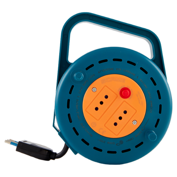 Selex Avvolgicavo Spina 10A +2 Prese 10A(Ita) 5 m
