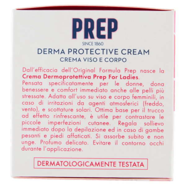 Prep for Ladies Derma Protective Cream Crema Viso e Corpo 75 ml