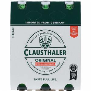 Clausthaler Birra Analcolica 3x33cl