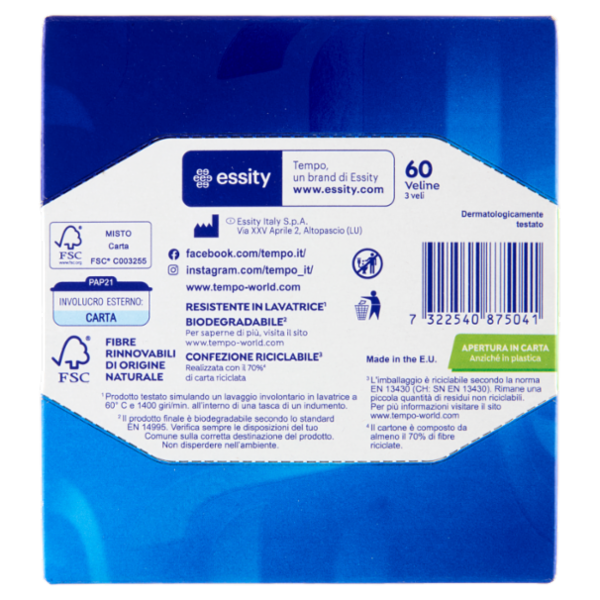 Tempo Light Veline 3 veli 60 pz