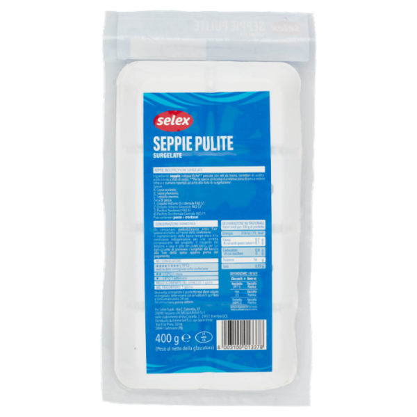 Selex Seppie Indopacifiche Congelate 400 g