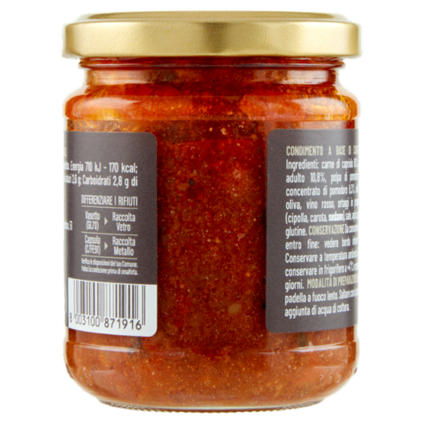 Selex Saper di Sapori Sugo di Capriolo 180 g