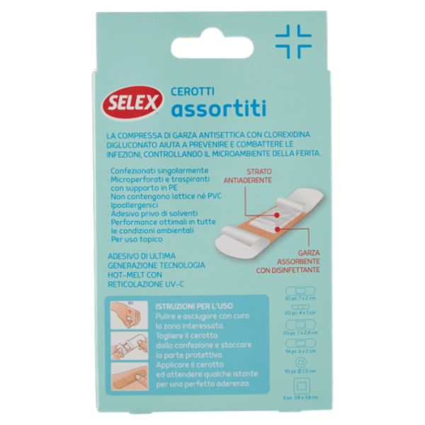 Selex Cerotti Classici 5 Formati 100 pezzi