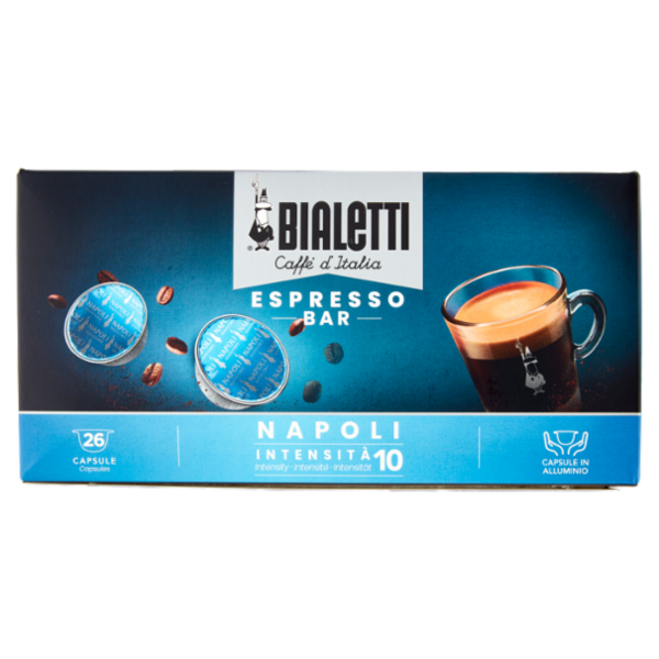 Bialetti Caffè d'Italia Espresso Bar Napoli 26 Capsule 182 g