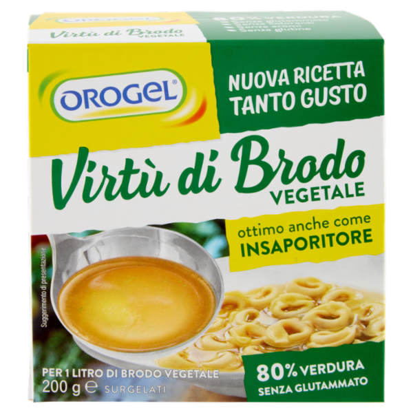Orogel Virtù di Brodo Vegetale Surgelati 200 g
