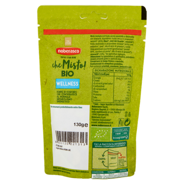 noberasco che Misto! Bio Wellness 130 g