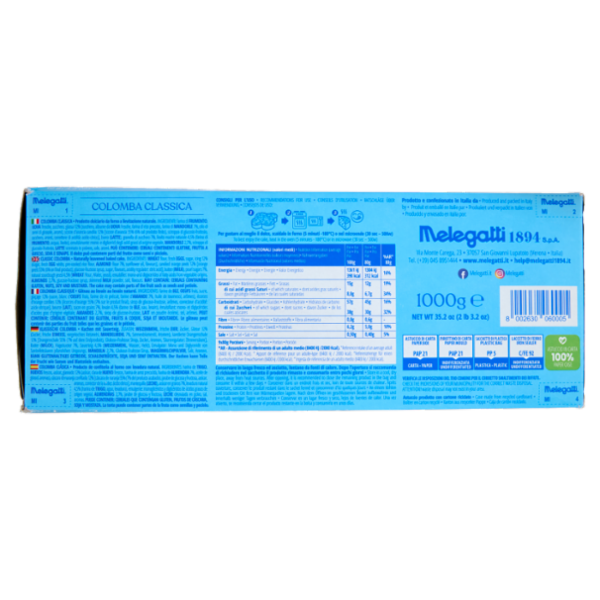Melegatti 1894 Colomba Classica 1000 g