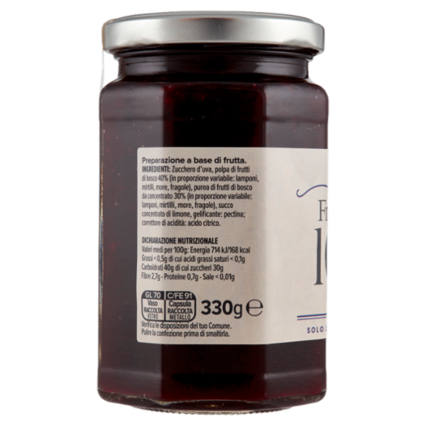 Consilia 100% da Frutta Frutti di Bosco 330 g