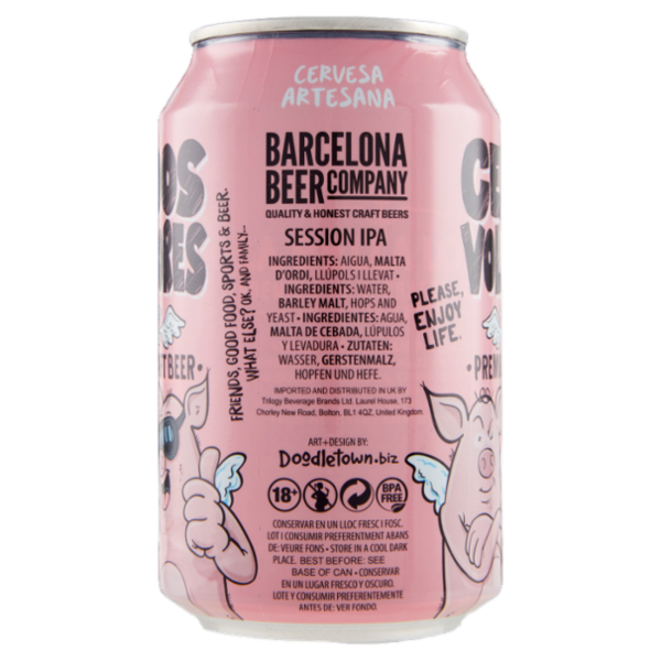 Cerdos Voladores Session IPA Premium Craft Beer 330 ml