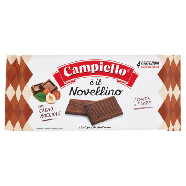 Campiello è il Novellino con Cacao e Nocciole 360 g