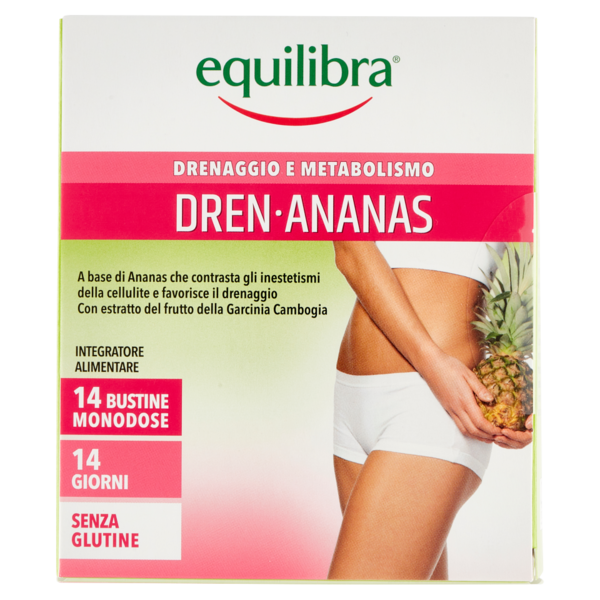equilibra Drenaggio e Metabolismo Dren-Ananas 14 Bustine Monodose 56 g