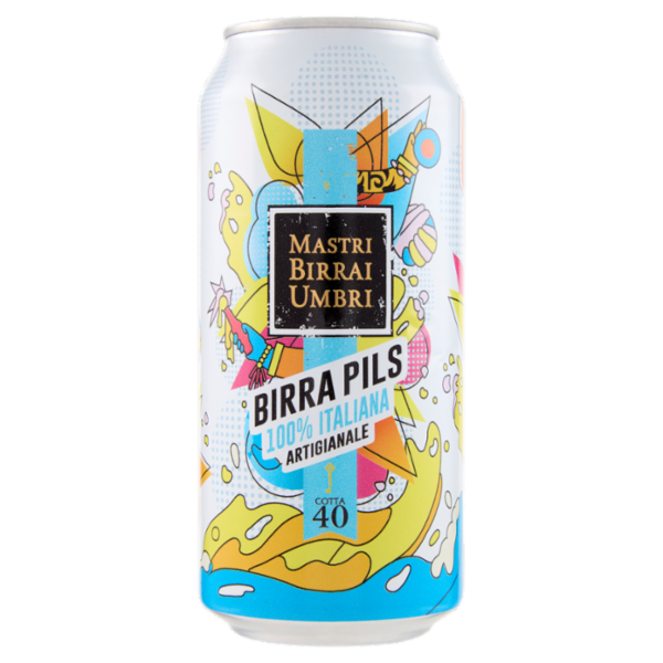 Mastri Birrai Umbri Birra Pils 100% Italiana Artigianale Cotta 40 440 ml