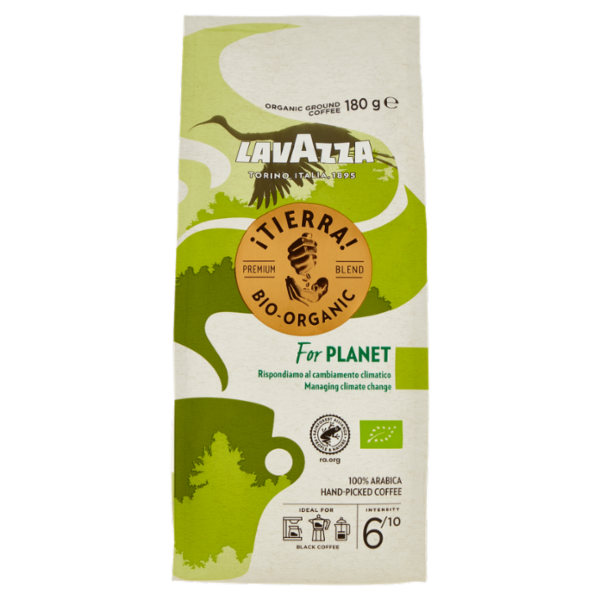 Lavazza iTierra! Bio-Organic For Planet Caffè Macinato 180 g