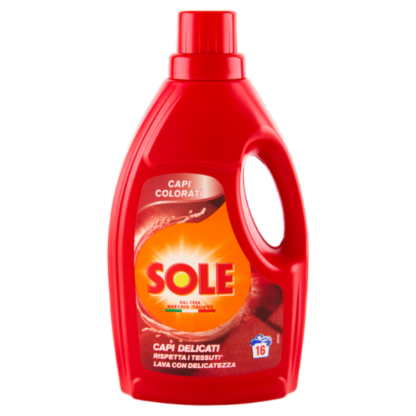 Sole Detersivo lavatrice Tutticolori 16 lavaggi 1 L