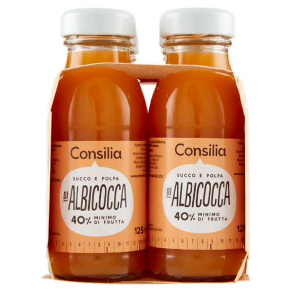Consilia Succo e Polpa di Albicocca 6x125 ml