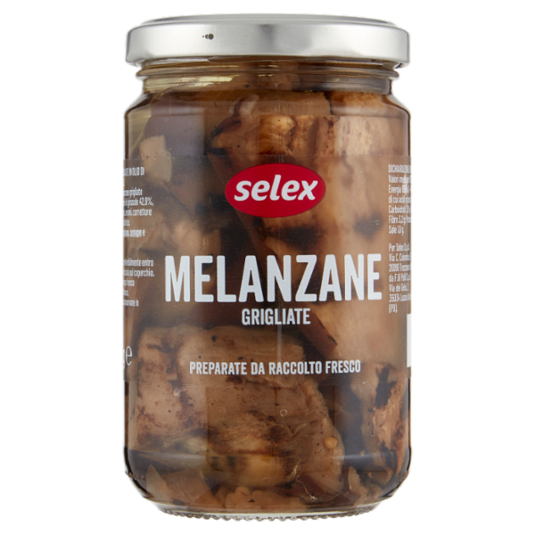 Selex Melanzane Grigliate in Olio di Semi di Girasole 280 g
