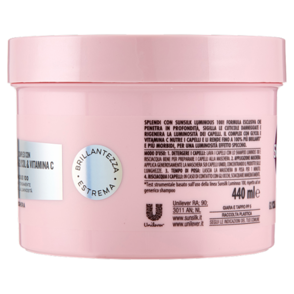 sunsilk Luminous 100 Maschera 440 ml