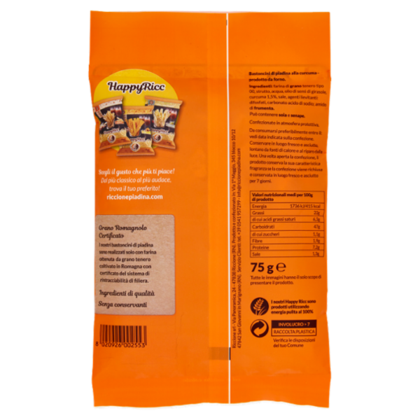 Riccionepiadina HappyRicc Curcuma 75 g