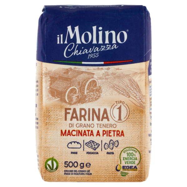 Il Molino Chiavazza Farina Tipo 1 di Grano Tenero 500 g