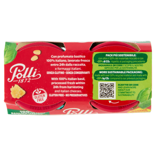 Polli Pesto alla Genovese Senza Aglio 2 x 90 g